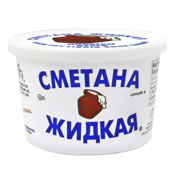 Sour Cream Jidkaya – 15 oz (425gr)